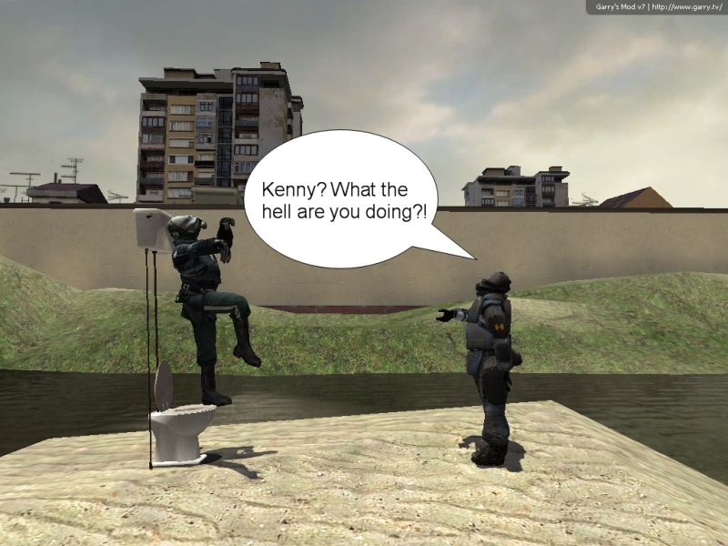 Couper approaches Kenny and asks what the hell he is doing.
