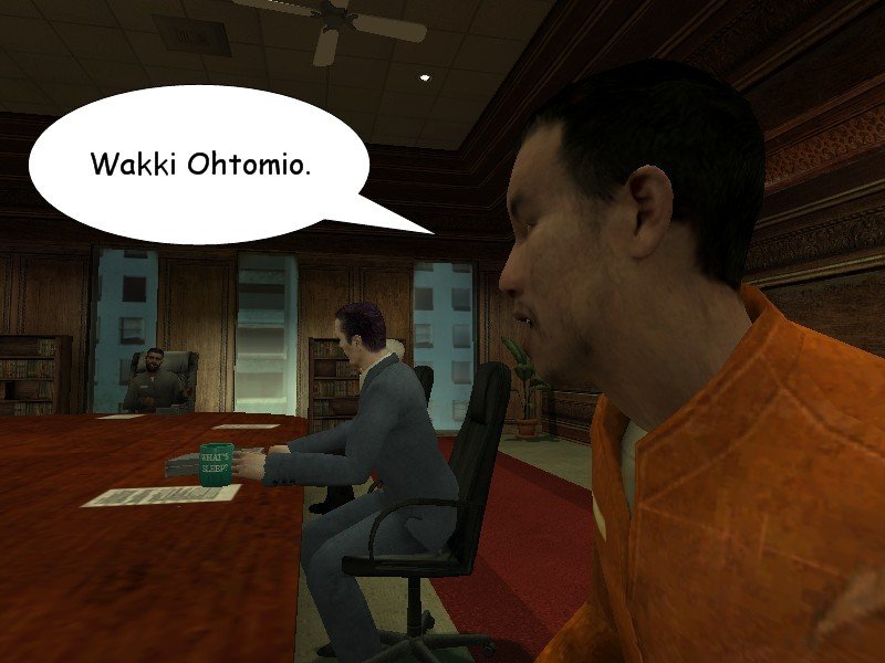 The man introduces himself as Wakki Ohtomio.